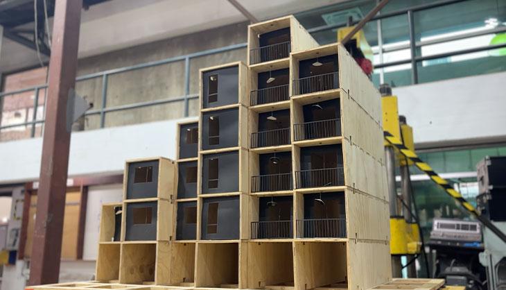 maqueta modulo residencial 2